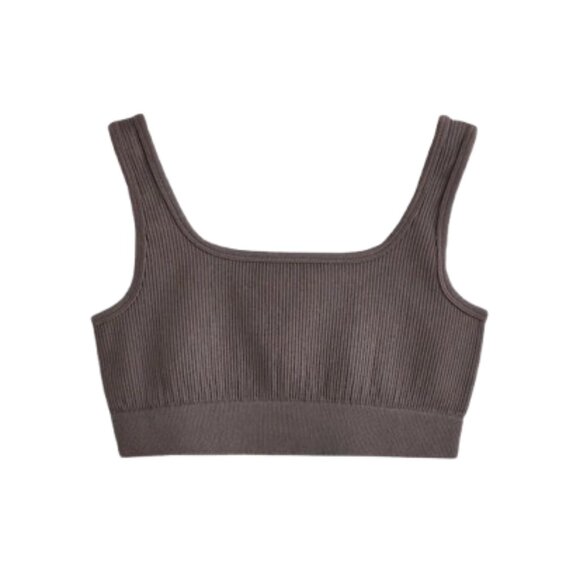 Aritzia TnaLife Ribbed Mini Bra Top - Picture 1 of 4